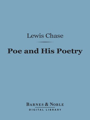 cover image of Poe and His Poetry (Barnes & Noble Digital Library)